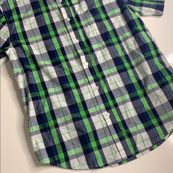 Wrangler Casual Plaid Boys Button Down Shirt - Picture 6 of 7